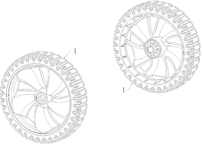 Wheels (8x1.8) (Idle) Diagram and Parts List for 12AVU2V3752 2022 Yard Machines Lawn Mower